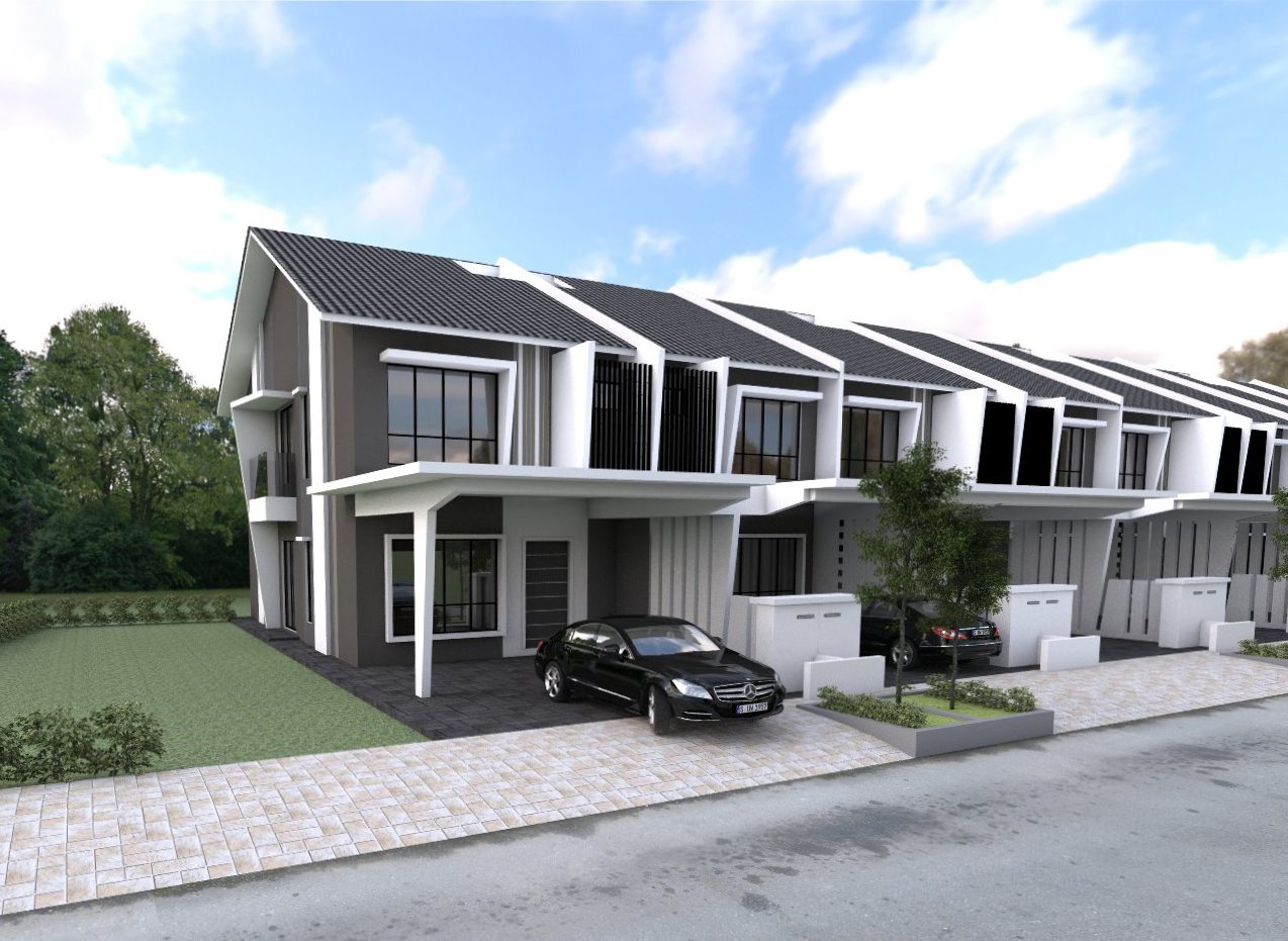 Artist's impression — terrace frontage